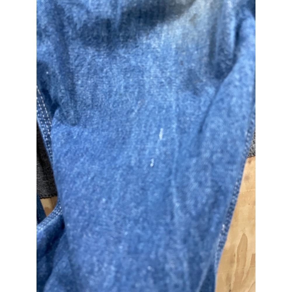 Vintage COWDEN Blue Cotton Denim Bib Overalls Distressed 32x29 Mens - Picture 10 of 16